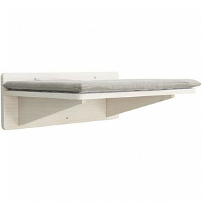 Podest z poduszką, element na ścianę, 50 x 17,5 x 36,5 cm, biały Podest z poduszką, element na ścianę, 50 x 17,5 x 36,5 cm, biały