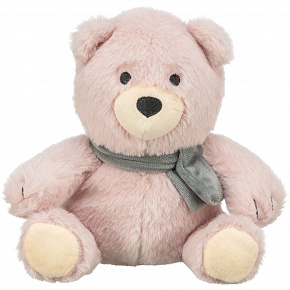Świąteczny miś Teddy, bez dźwięku, 19 cm, różowy Świąteczny miś Teddy, bez dźwięku, 19 cm, różowy