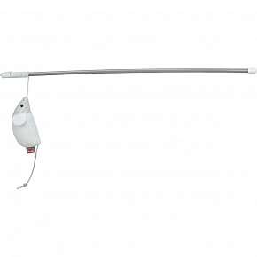 Wędka z myszką, 46 cm, kocimiętka, plastik/poliester Wędka z myszką, 46 cm, kocimiętka, plastik/poliester