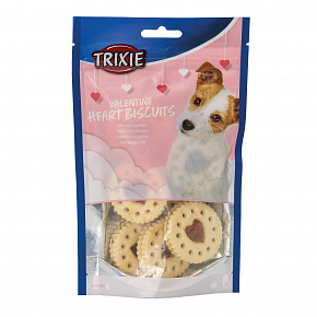 Valentine Heart Biscuits, ciasteczka z kurczakiem, 100 g - OFERTA LIMITOWANA