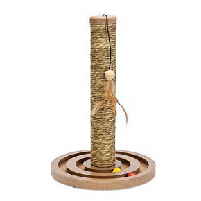 Drapak słupek z zabawką Brigitte 44x30cm KAR Drapak słupek z zabawką Brigitte 44x30cm KAR