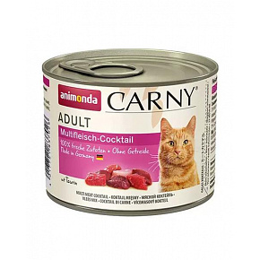 Animonda CARNY® cat Adult koktajl mięsny dla dorosłych. 6 x 200 g puszka