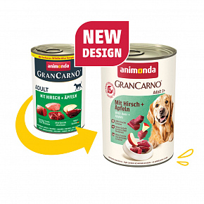 GRANCARNO Adult - z jeleniną i jabłkami 400 g
