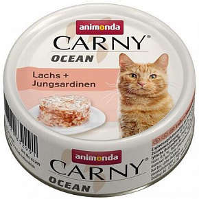ANIMONDA puszka CARNY Ocean - łosoś + sardynki 80g ANIMONDA puszka CARNY Ocean - łosoś + sardynki 80g