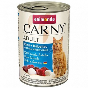ANIMONDA puszka CARNY Adult - wołowina, dorsz, pietruszka 400g