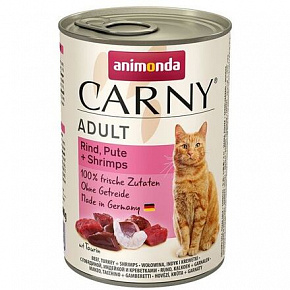 ANIMONDA puszka CARNY Adult - wołowina, indyk, rak 400g ANIMONDA puszka CARNY Adult - wołowina, indyk, rak 400g