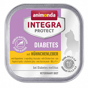 INTEGRA PROTECT Diabet adult z wątróbką drobiową dla kotów 100 g INTEGRA PROTECT Diabet adult z wątróbką drobiową dla kotów 100 g