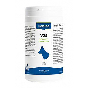 Canina V25 Vitamin Tabs 700g (210tbl) Canina V25 Vitamin Tabs 700g (210tbl)