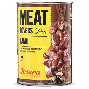 Josera Dog puszka. Meat Lovers Czysta Jagnięcina 400g
