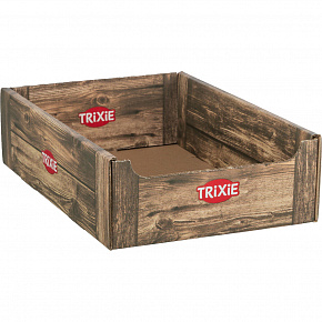 Skrzynka do stojaka, karton w designie drewna, 31 × 16.4 × 45 cm Skrzynka do stojaka, karton w designie drewna, 31 × 16.4 × 45 cm