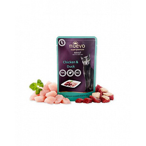 NUEVO cat Adult Chicken & Duck bal. 16 x 85 g saszetki NUEVO cat Adult Chicken & Duck bal. 16 x 85 g saszetki