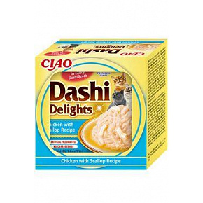 Churu Cat Dashi Delights Kurczak z Przegrzebkiem 70g