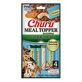 Churu Dog Meal Topper Kurczak z Serem Przepis 4x14g