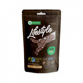 Przysmak Natures P Lifestyle dog duck & cod rolls 75 g Przysmak Natures P Lifestyle dog duck & cod rolls 75 g