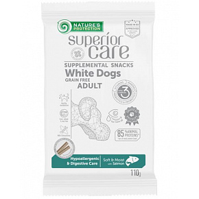 Przysmak Natures P Superior Care white dog Hypoallergenic & Digestive Care Grain free Salmon 110 g Przysmak Natures P Superior Care white dog Hypoallergenic & Digestive Care Grain free Salmon 110 g