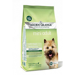 Arden Grange Dog Adult Mini z świeżą jagnięciną i ryżem 6kg Arden Grange Dog Adult Mini z świeżą jagnięciną i ryżem 6kg
