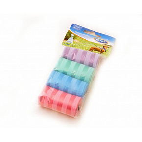 Torebki DUVO+ na psie odchody kolorowe z paskami 4 x 20 szt. Torebki DUVO+ na psie odchody kolorowe z paskami 4 x 20 szt.