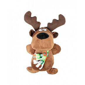 Zabawka DUVO+ Świąteczny pluszowy renifer, piszczący 14x26x14cm Zabawka DUVO+ Świąteczny pluszowy renifer, piszczący 14x26x14cm