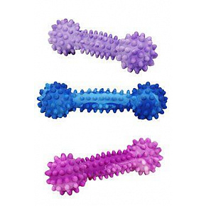 Zabawka dla psa Hantel z kolcami pływająca Wanilia. 12 cm SP