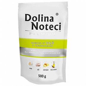 DOLINA NOTECI PREMIUM gęś z ziemniakami saszetka dla psów 500 g