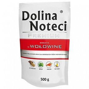 DOLINA NOTECI PREMIUM saszetka wołowina dla psów 500 g
