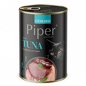 NEW PIPER CAT konserwa dla wysterylizowanych kotów, z tuńczykiem, 400g NEW PIPER CAT konserwa dla wysterylizowanych kotów, z tuńczykiem, 400g