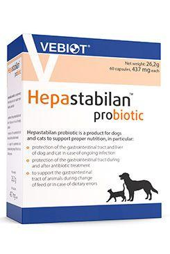 Vebiot Hepastabilan Probiotic dla psów i kotów 60 kaps.