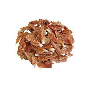 Przysmak Filety z kurczaka na patyku z bawolej skóry 6cm500g Przysmak Filety z kurczaka na patyku z bawolej skóry 6cm500g