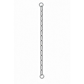 Obroża metalowa zaciskowa długie ogniwa 1-rzędowa 65cm Obroża metalowa zaciskowa długie ogniwa 1-rzędowa 65cm