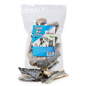 NATURECA przysmak Skóra z łososia suszona kawałki 100g NATURECA przysmak Skóra z łososia suszona kawałki 100g