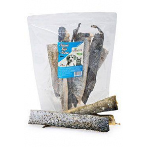 NATURECA przysmak Skóra z łososia suszona 25-30cm 150g NATURECA przysmak Skóra z łososia suszona 25-30cm 150g