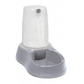 Miska z zapasami. na wodę 3,5l antypoślizgowa szara Zolux Miska z zapasami. na wodę 3,5l antypoślizgowa szara Zolux