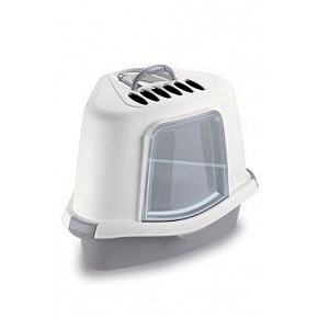 WC dla kota CATHY narożne kryte szare Zolux WC dla kota CATHY narożne kryte szare Zolux