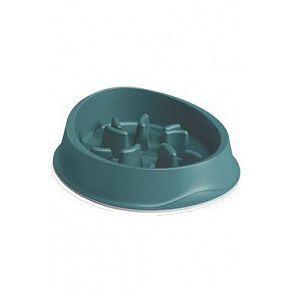 Miska przeciwko łapczywemu jedzeniu antypoślizgowa SMART 0,5l zielona Zolux Miska przeciwko łapczywemu jedzeniu antypoślizgowa SMART 0,5l zielona Zolux