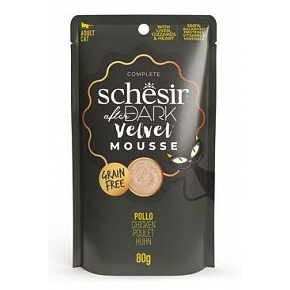 Schesir Cat saszetka After Dark Velvet Mousse kurczak 80g Schesir Cat saszetka After Dark Velvet Mousse kurczak 80g