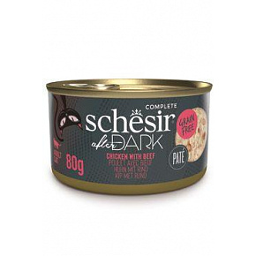 Schesir Cat konserwa. After Dark Paté kurczak/wołowina 80g
