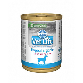 Farmina Vet Life dog hypoallergenic duck & potato puszka 300 g Farmina Vet Life dog hypoallergenic duck & potato puszka 300 g