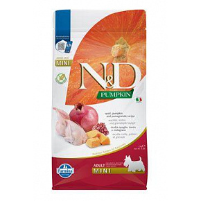 N&D Pumpkin DOG Adult Mini Przepiórka & Granat 2kg