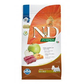 N&D Pumpkin DOG Adult Mini Venison & Apple 2kg N&D Pumpkin DOG Adult Mini Venison & Apple 2kg