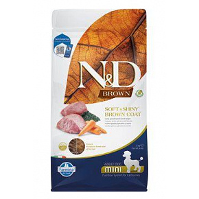 N&D BROWN DOG Adult Mini Lamb& Spirulina&Carrot 2kg N&D BROWN DOG Adult Mini Lamb& Spirulina&Carrot 2kg
