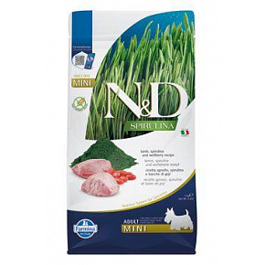 N&D SPIRULINA DOG Adult Mini Jagnięcina & Jagody Goji 2kg N&D SPIRULINA DOG Adult Mini Jagnięcina & Jagody Goji 2kg