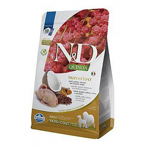 N&D Quinoa DOG Skin&Coat Przepiórka Dorosły M/L 2,5kg