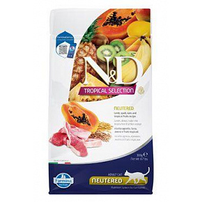 N&D TROPICAL SELECTION CAT Lamb Neutered 300g N&D TROPICAL SELECTION CAT Lamb Neutered 300g