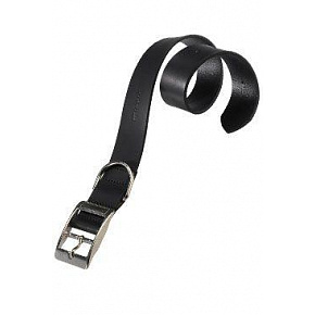 Obroża skórzana NATURAL C 27cm x 10mm, czarna FP 1szt. Obroża skórzana NATURAL C 27cm x 10mm, czarna FP 1szt.