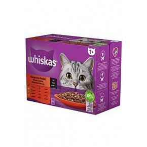 Whiskas saszetka Klasyczny wybór w sosie 12x85g Whiskas saszetka Klasyczny wybór w sosie 12x85g