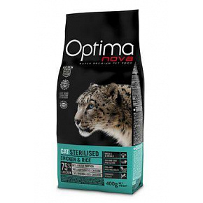 Optima Nova Cat Sterilised Kurczak&Ryż 400g
