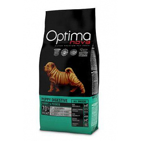 Optima Nova Dog GF Puppy Digestive Rabbit&Potato 2kg Optima Nova Dog GF Puppy Digestive Rabbit&Potato 2kg