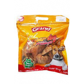 GRAND Dog pochodzenie. Susz. Przysmak ucho wieprzowe 10+2 szt.