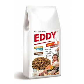 EDDY Junior Medium Breed z mięsistymi poduszeczkami 8kg