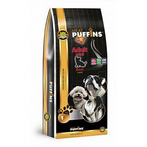 Puffins Dog Adult Mini Wołowina 1kg Puffins Dog Adult Mini Wołowina 1kg